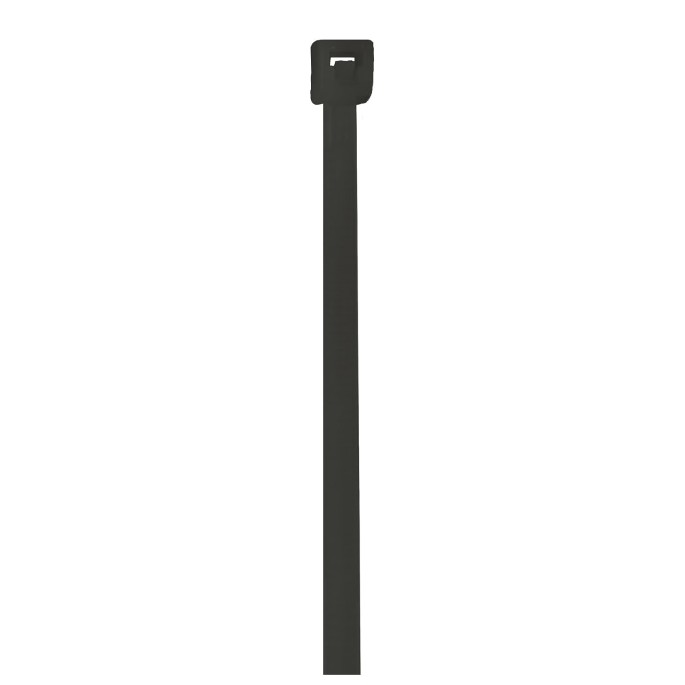 Partners Brand UV Cable Ties, 18 Lb, 6in, Black, Case Of 1, 000 MPN:CTUV618