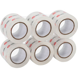 Tape Logic Carton Sealing Tape 2 x 25 yds. 2.6 Mil Crystal Clear 6 Rolls/Pack 6 Packs/Case BC65316PK