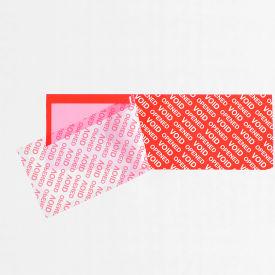 Tape Logic® Printed Security Strips On A Roll Opened Void 2