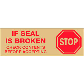 Tape Logic® Carton Sealing Tape Stop If Seal Is Broken 2