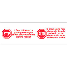 Tape Logic® Carton Sealing Tape Stop/Alto 2