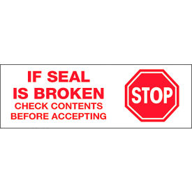 Tape Logic® Carton Sealing Tape Stop If Seal Is Broken 3