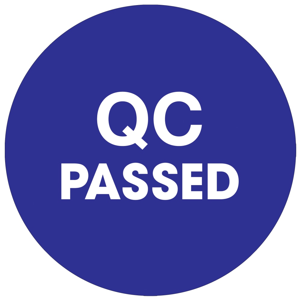 Tape Logic Preprinted Special Handling Labels, DL1258, QC Passed, Round, 1in, Blue, Roll Of 500 MPN:DL1258