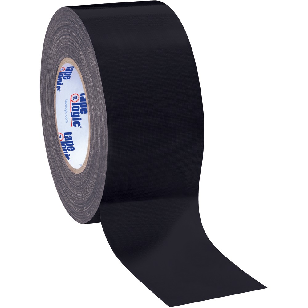 Tape Logic Color Duct Tape, 3in Core, 3in x 180ft, Black, Case Of 3 MPN:T988100B3PK