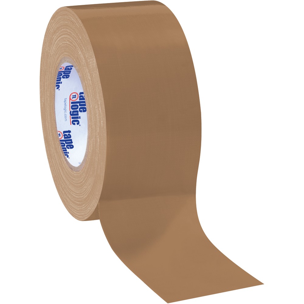 Tape Logic Color Duct Tape, 3in Core, 3in x 180ft, Brown, Case Of 3 MPN:T988100BR3PK