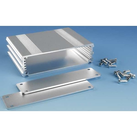 Screws Electrical Enclosures, 3.16 in H, 1.19 in D, 4.27 in W, 4, Aluminum MPN:B2-080SI