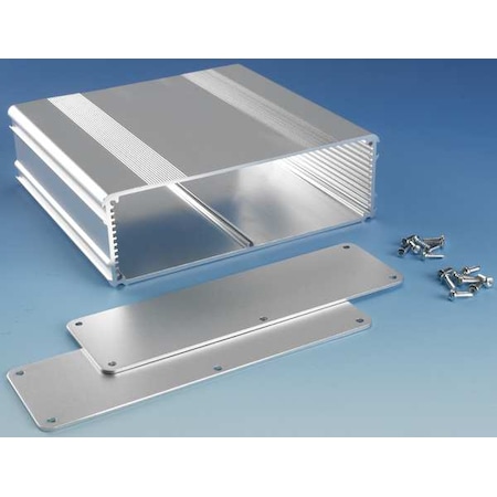 Screws Electrical Enclosures, 6.30 in H, 2.11 in D, 6.69 in W, 4, Aluminum MPN:B4-160SI