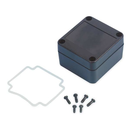 Electrical Enclosures, 1.6 in H, 2-1/2 in D, 2-1/2 in W, 4, Polycarbonate MPN:BEN-10PBK