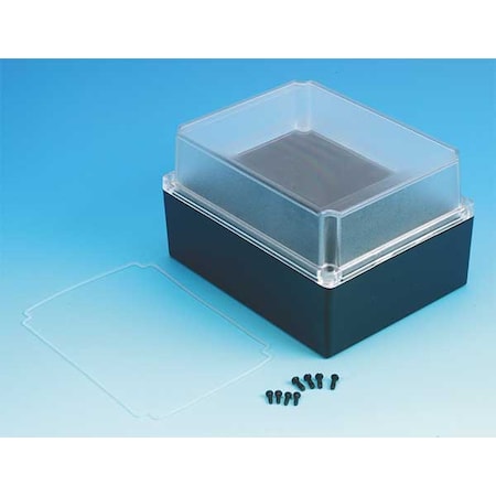 Electrical Enclosures, 7.32 in H, 4.33 in D, 5-3/4 in W, 4, Polycarbonate MPN:BEN-85PCBK