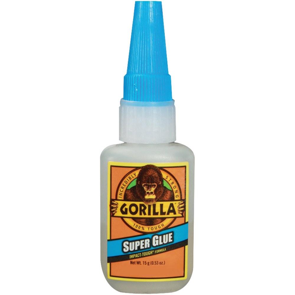 Gorilla Glue Super Glue, 0.5 Oz, Translucent, Pack Of 4 MPN:FSC12122A.091