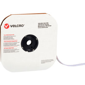 Hook Brand Tape 5/8 in x 75 ft Individual Strips White VEL109