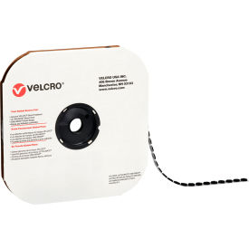 Loop Brand Tape Dots 3/4 in Black VEL126