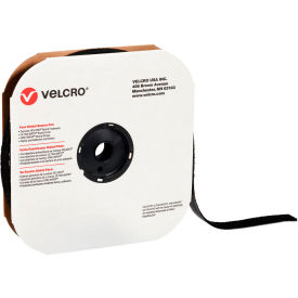 Hook Brand Tape Strips 1 1/2 in x 75 ft Black VEL158