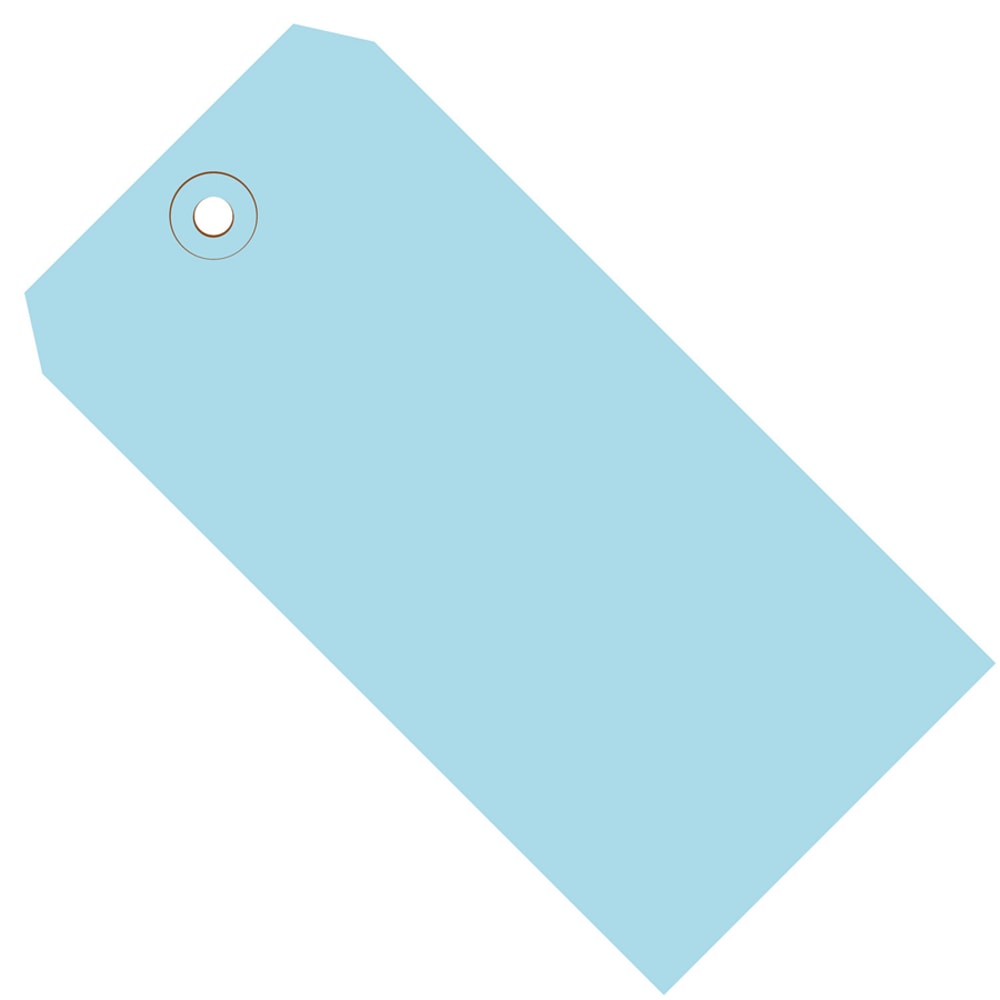 Partners Brand Color Shipping Tags, #1, 2 3/4in x 1 3/8in, Light Blue, Box Of 1, 000 MPN:G11011B