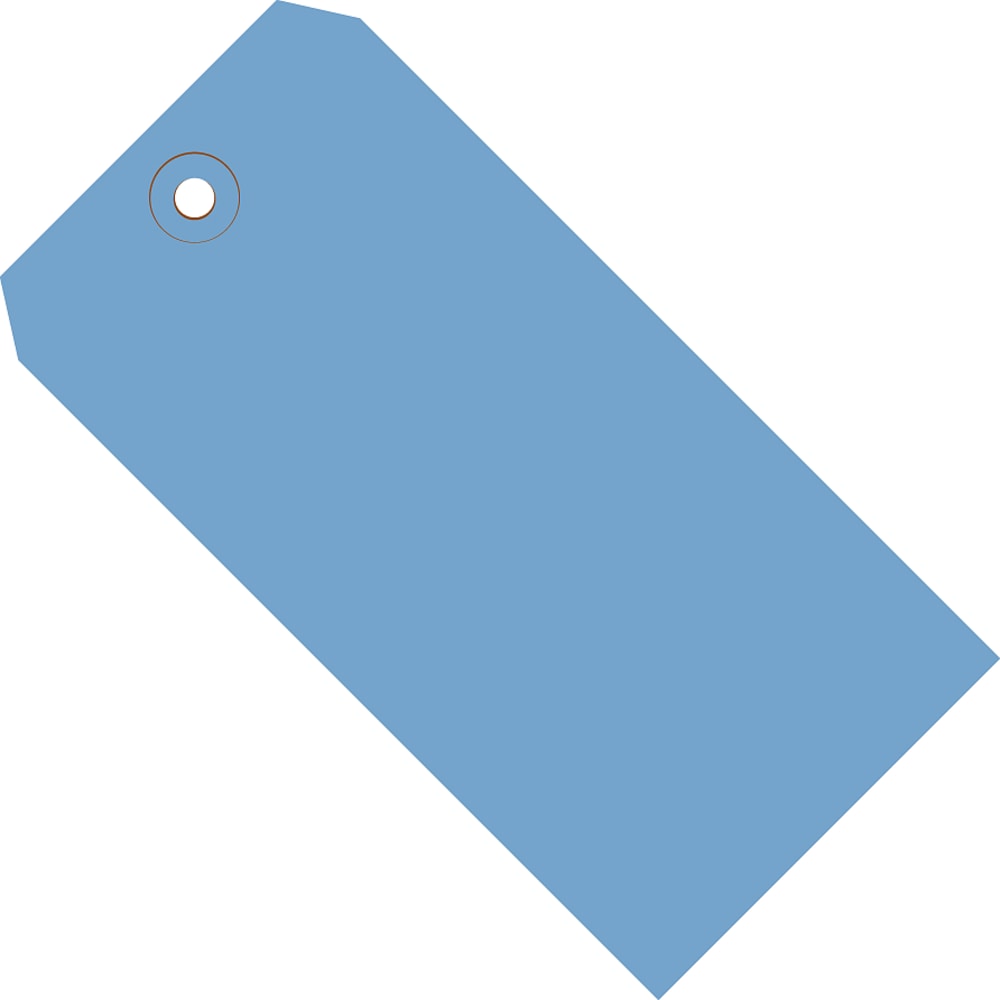 Partners Brand Color Shipping Tags, #5, 4 3/4in x 2 3/8in, Dark Blue, Box Of 1, 000 MPN:G11051A