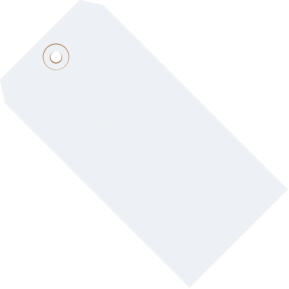 Partners Brand Color Shipping Tags, #5, 4 3/4in x 2 3/8in, White, Box Of 1, 000 MPN:G11051G
