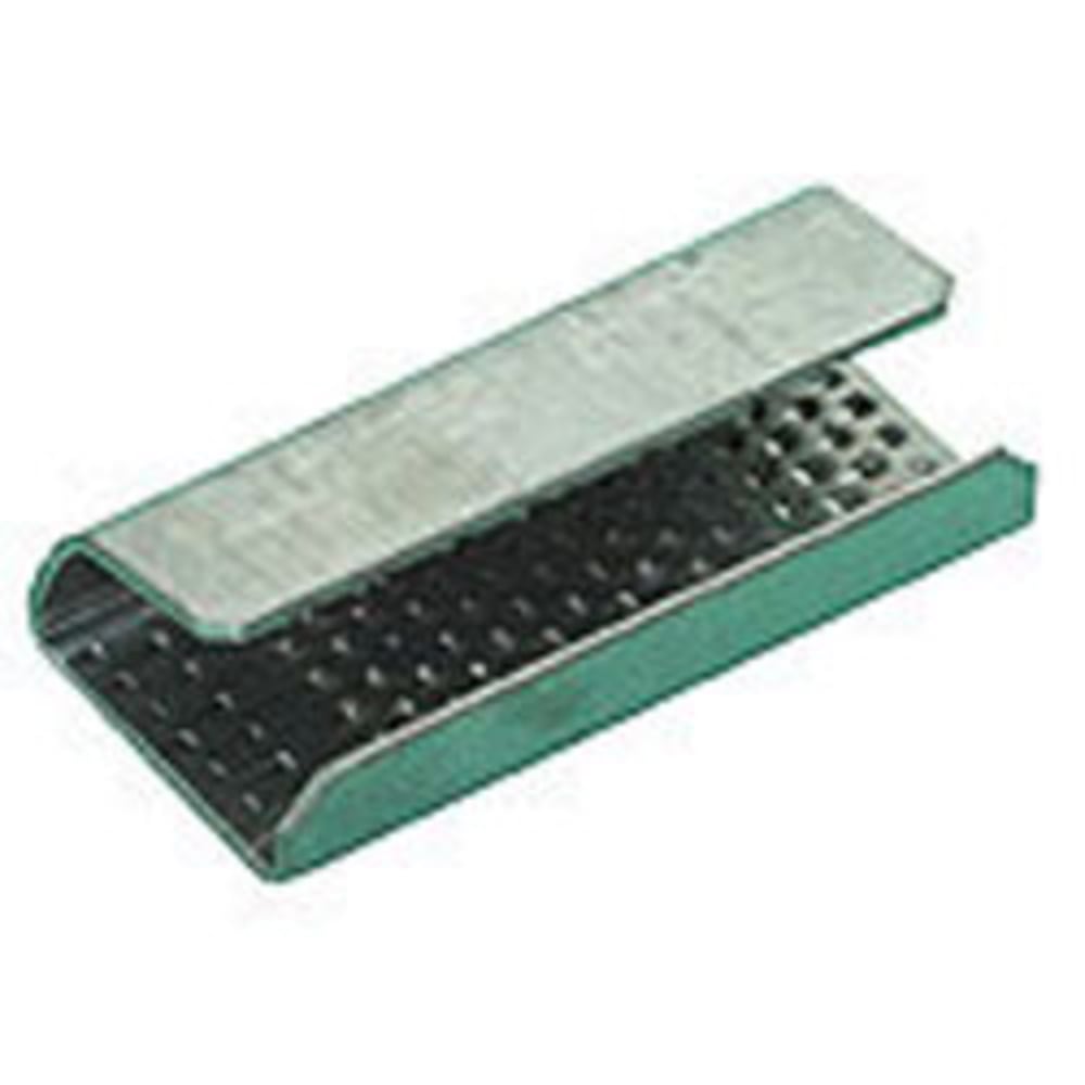 Partners Brand Serrated Open/Snap On Polyester Strapping Seals, 5/8in, Pack Of 1, 000 MPN:PSS58OPEN