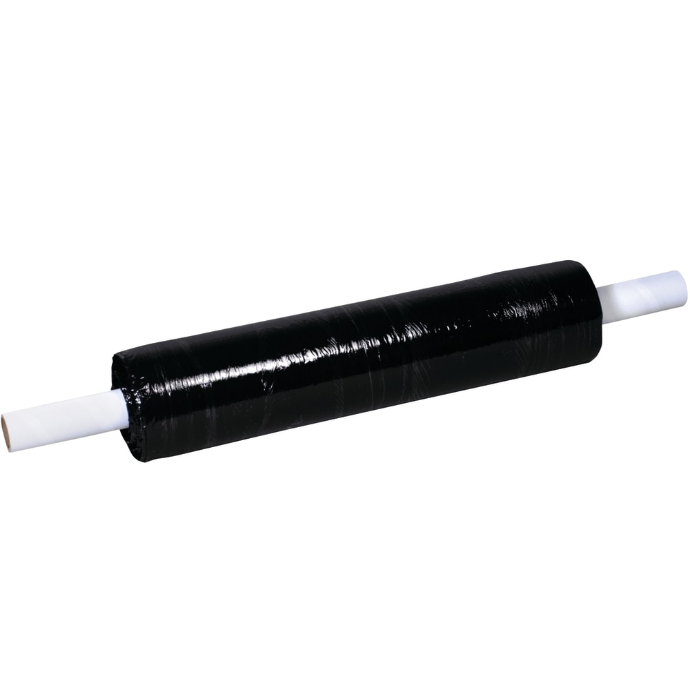 Partners Brand Extended Core Stretch Film, Opaque, 80 Gauge, 20in x 1, 000ft, Black, Pack Of 4 MPN:SF211