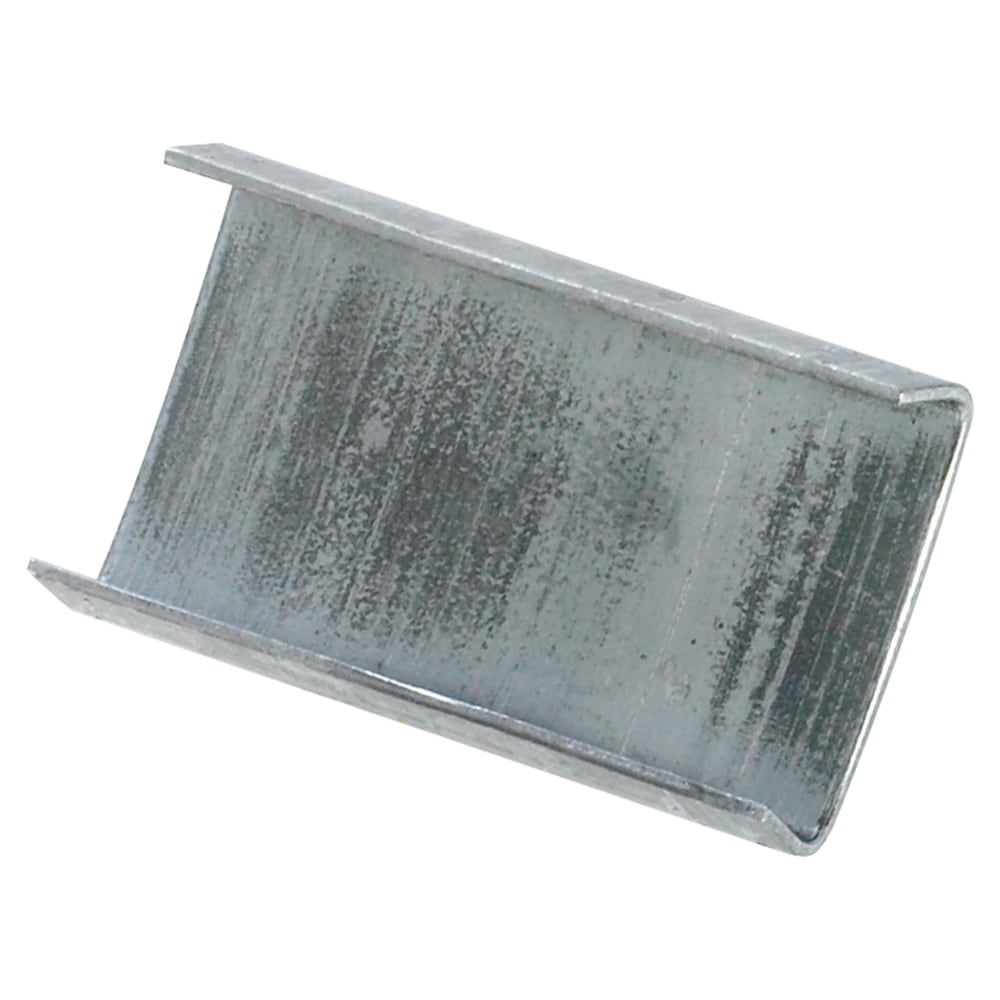 Partners Brand Open/Snap On Partners Brand Regular Duty Steel Strapping Seals, 1/2in x 1in, Case Of 5, 000 MPN:SS12OPEN