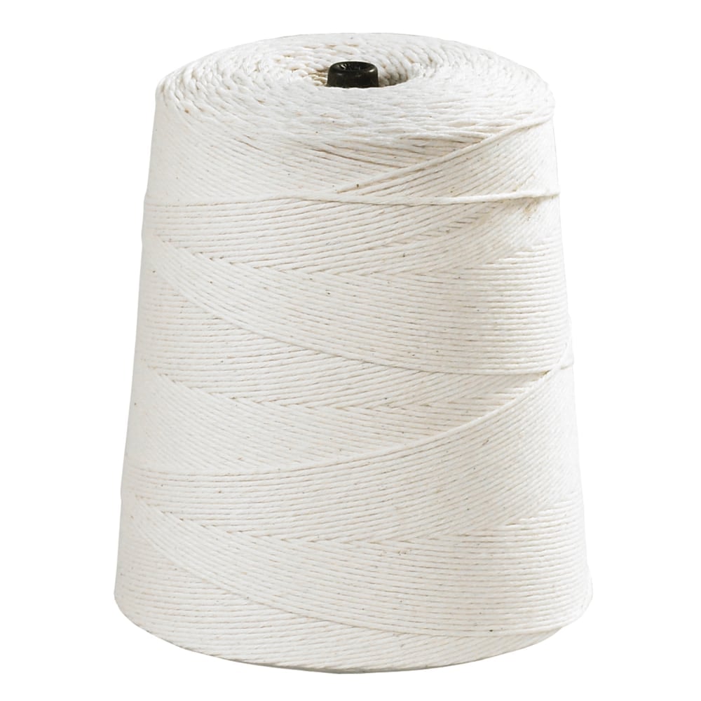 Partners Brand Cotton Twine, 16-Ply, 40 Lb, 3, 100ft, White MPN:TWC310