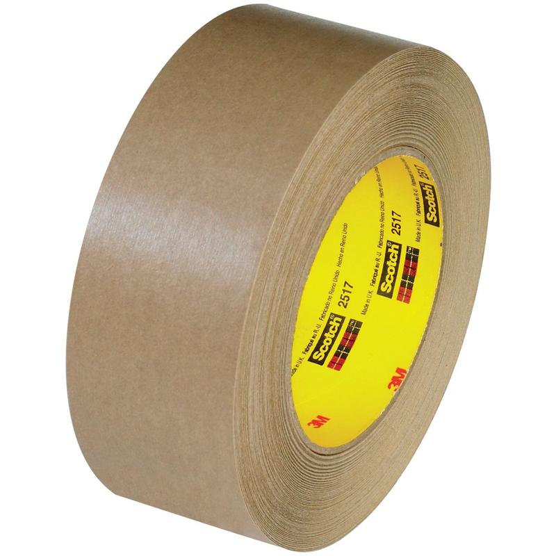 3M 2517 Flatback Tape, 3in Core, 2in x 60 Yd., Kraft, Case Of 12 MPN:FSC12122AAA