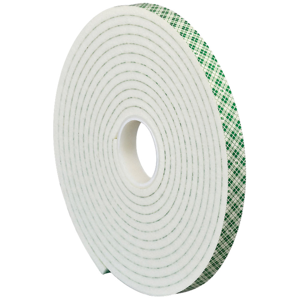3M 4004 Double-Sided Foam Tape, 3in Core, 1in x 5 Yd., Natural MPN:FSC12122ALIMPORT34