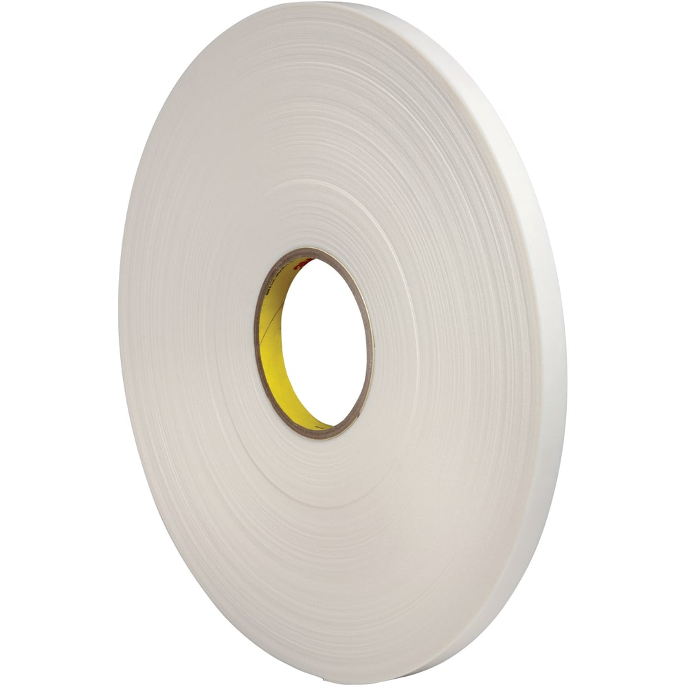 3M Double-Sided Foam Tape, 3in Core, 1/2in x 72 Yd., White MPN:FSC12122AZSS
