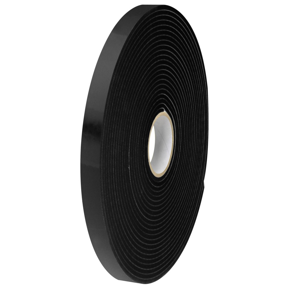 Tape Logic Double-Sided Foam Tape, 0.5in x 36 Yd., Black, Case Of 2 MPN:T9541162PK