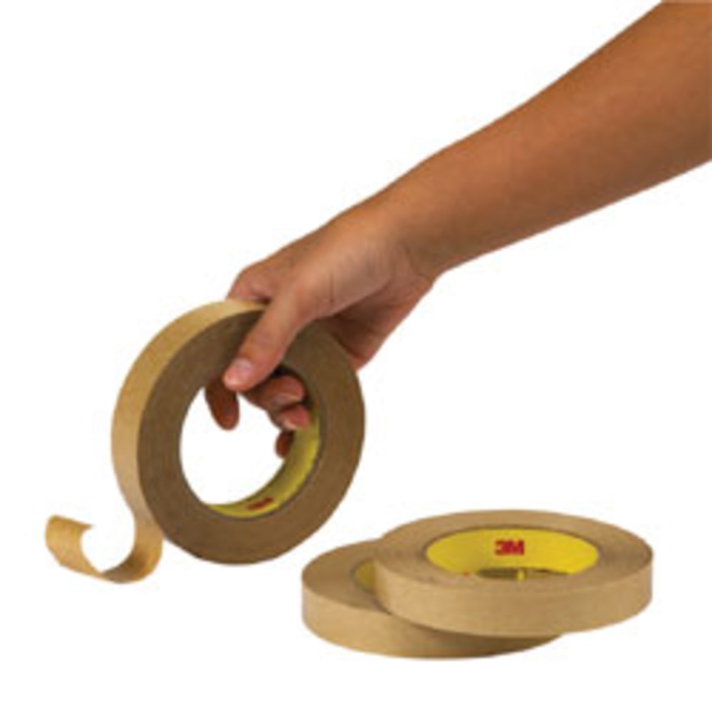 3M 465 Adhesive Transfer Tape Hand Dispensed Roll, 1in x 60 Yd., Clear, Case Of 6 MPN:T9654656PK