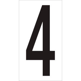 Vinyl Warehouse Number Labels with 