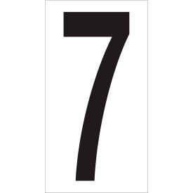 Vinyl Warehouse Number Labels with 