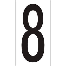 Vinyl Warehouse Number Labels with 