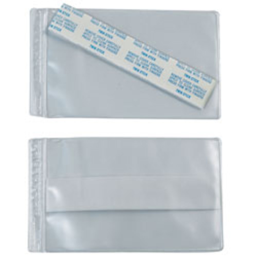 SuperScan Vinyl Envelope, 3in x 5in, Clear, Pack Of 50 MPN:LH140