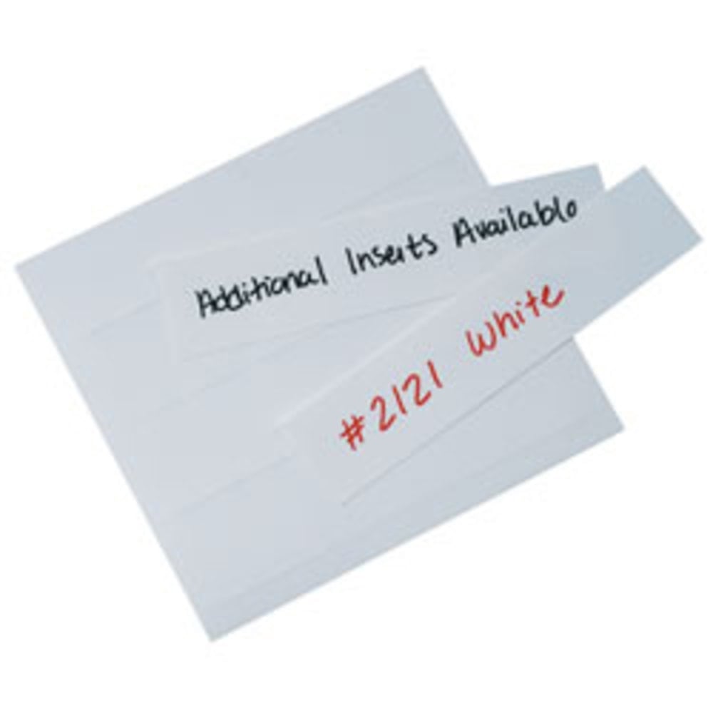 Wire-Rac White Laser Paper Inserts, 1/14in x 6in, Pack Of 400 MPN:LH152