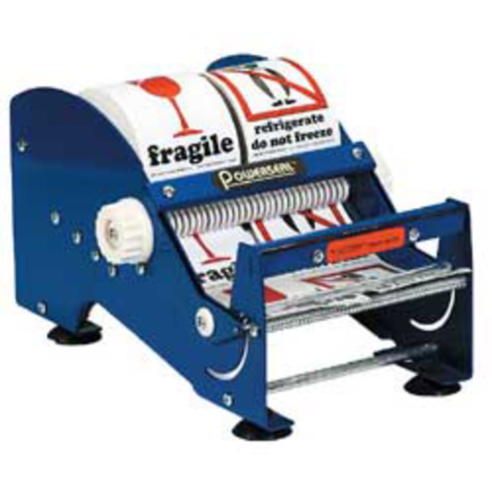B O X Packaging Multi-Roll Tabletop Label Dispenser, 6in, Blue MPN:SL9506
