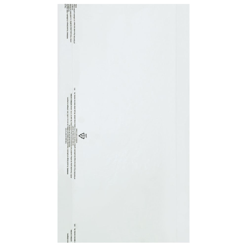 Partners Brand Garment Bags, 21inH x 4inW x 38inD, Clear, Roll Of 510 MPN:GB21438