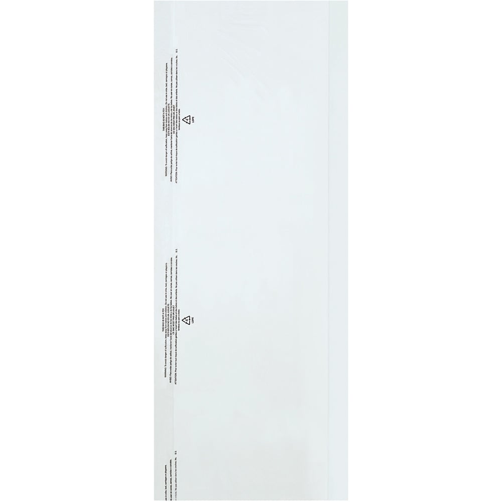 Partners Brand Garment Bags, 21inH x 4inW x 54inD, Clear, Roll Of 360 MPN:GB21454