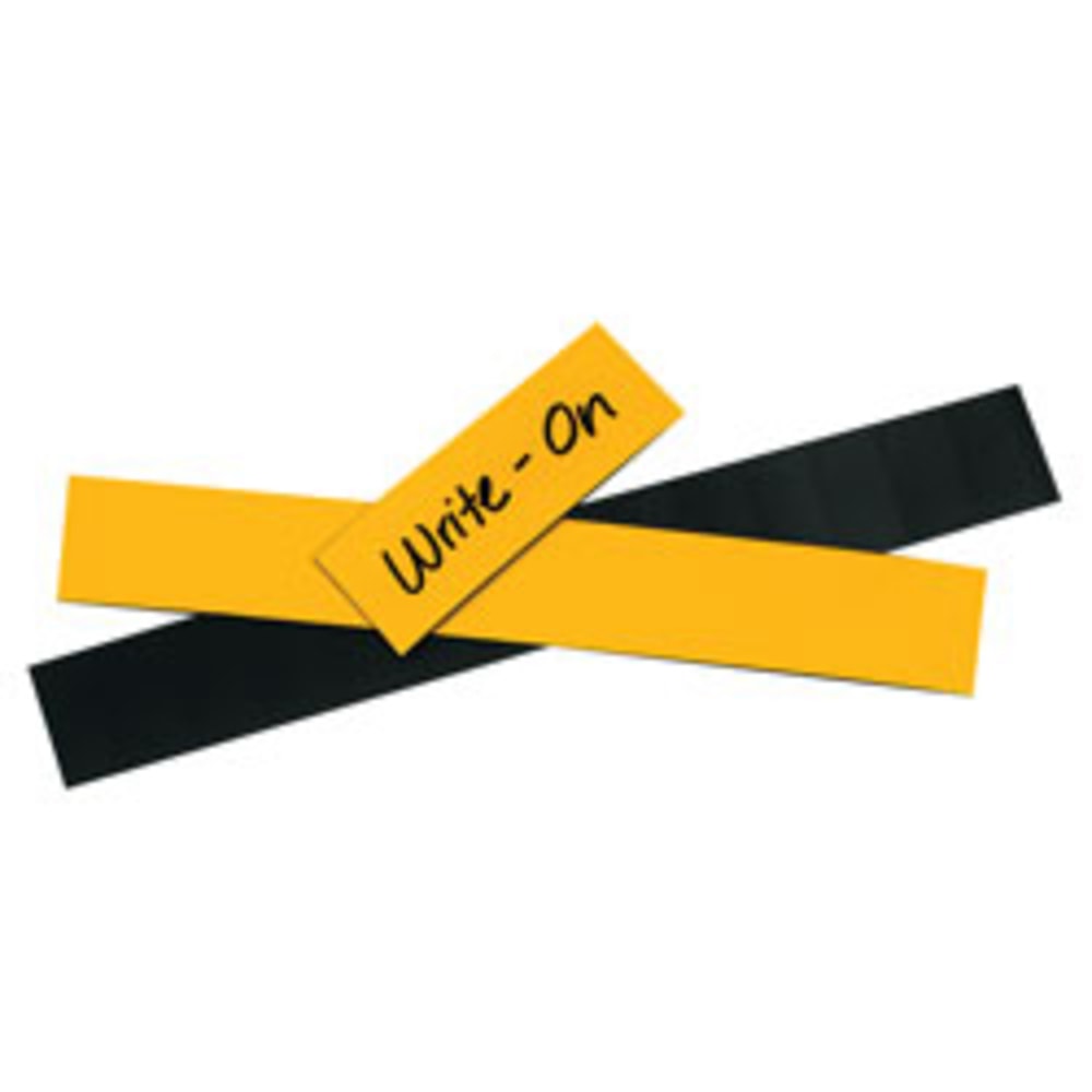 Partners Brand Magnetic Warehouse Label Roll, LH121, 1in x 50ft, Yellow MPN:LH121