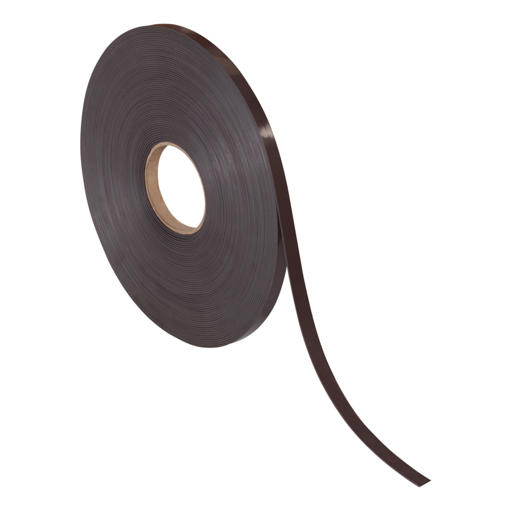 Partners Brand Magnetic Tape, 0.5in x 100ft, Black MPN:LH132