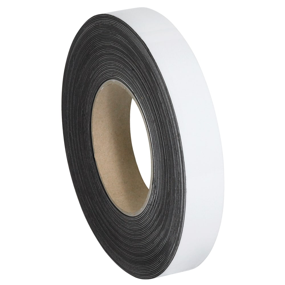 Partners Brand Magnetic Warehouse Label Roll, LH138, 1in x 100ft, White MPN:LH138