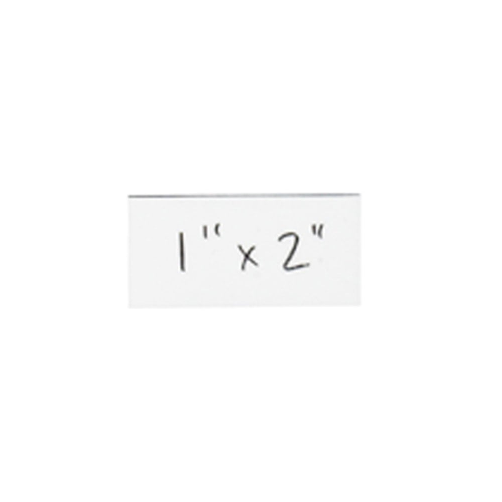 Partners Brand White Warehouse Labels, LH170, Magnetic Strips 1in x 2in, Case of 25 MPN:LH170