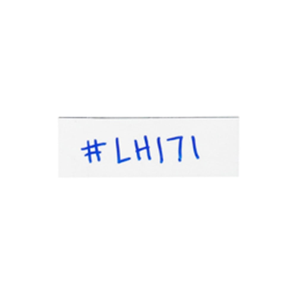 Partners Brand Warehouse Labels, Magnetic Strips, 1in x 3in, White, Case of 25 MPN:LH171