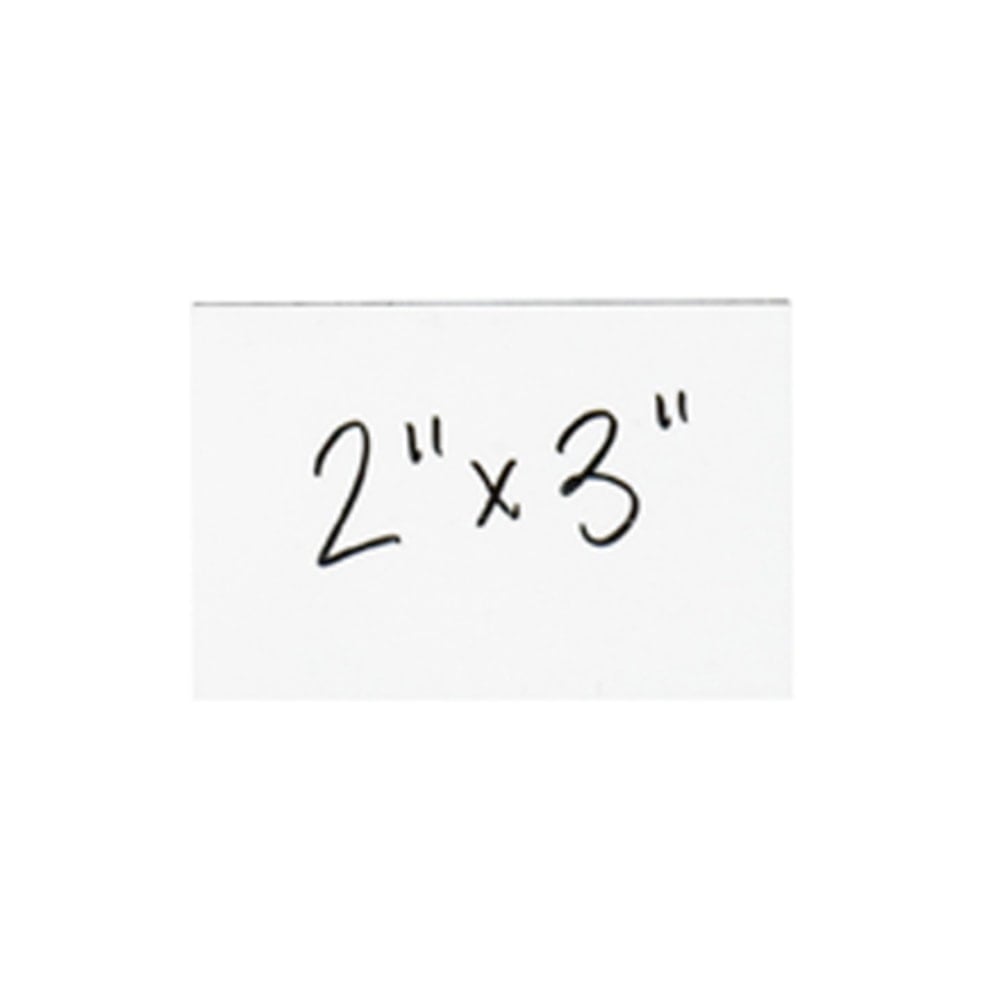 Partners Brand White Warehouse Labels, LH176, Magnetic Strips 2in x 3in, Case of 25 MPN:LH176