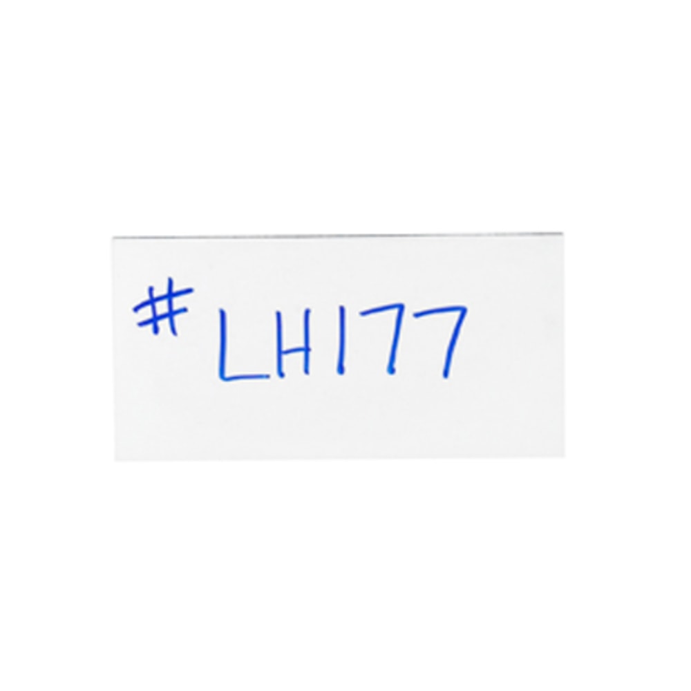 Partners Brand White Warehouse Labels, LH177, Magnetic Strips 2in x 4in, Case of 25 MPN:LH177