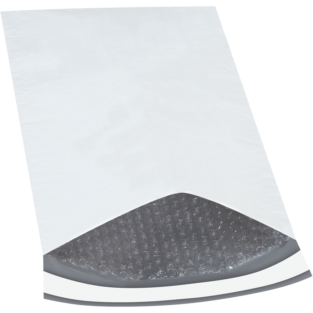 Partners Brand Bubble-Lined Poly Mailers, 9 1/2in x 14 1/2in, White, Box Of 100 MPN:B834