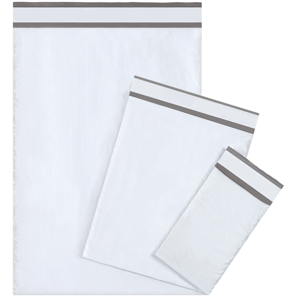 Partners Brand Bubble-Lined Poly Mailers, 9 1/2in x 14 1/2in, White, Box Of 25 MPN:B83425PK