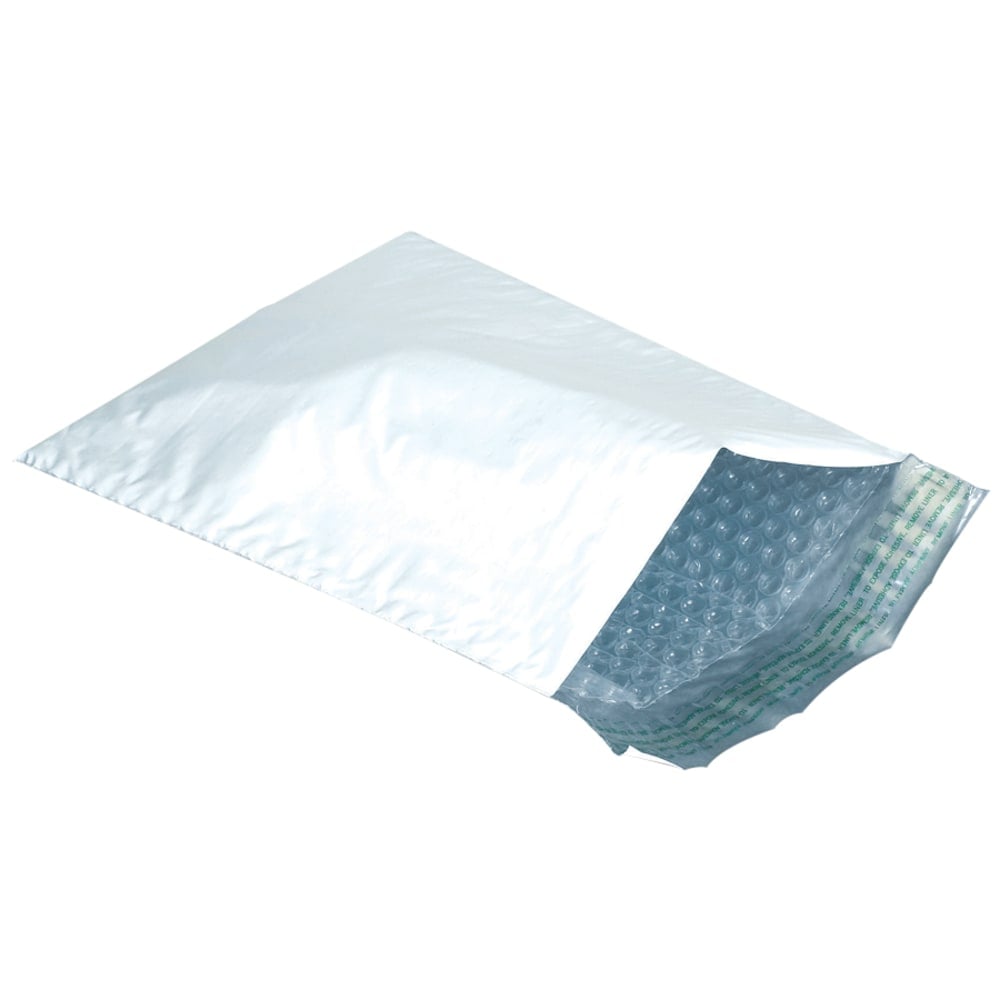 Partners Brand Bubble-Lined Poly Mailers, 14 1/4in x 20in, White, Box Of 25 MPN:B83725PK