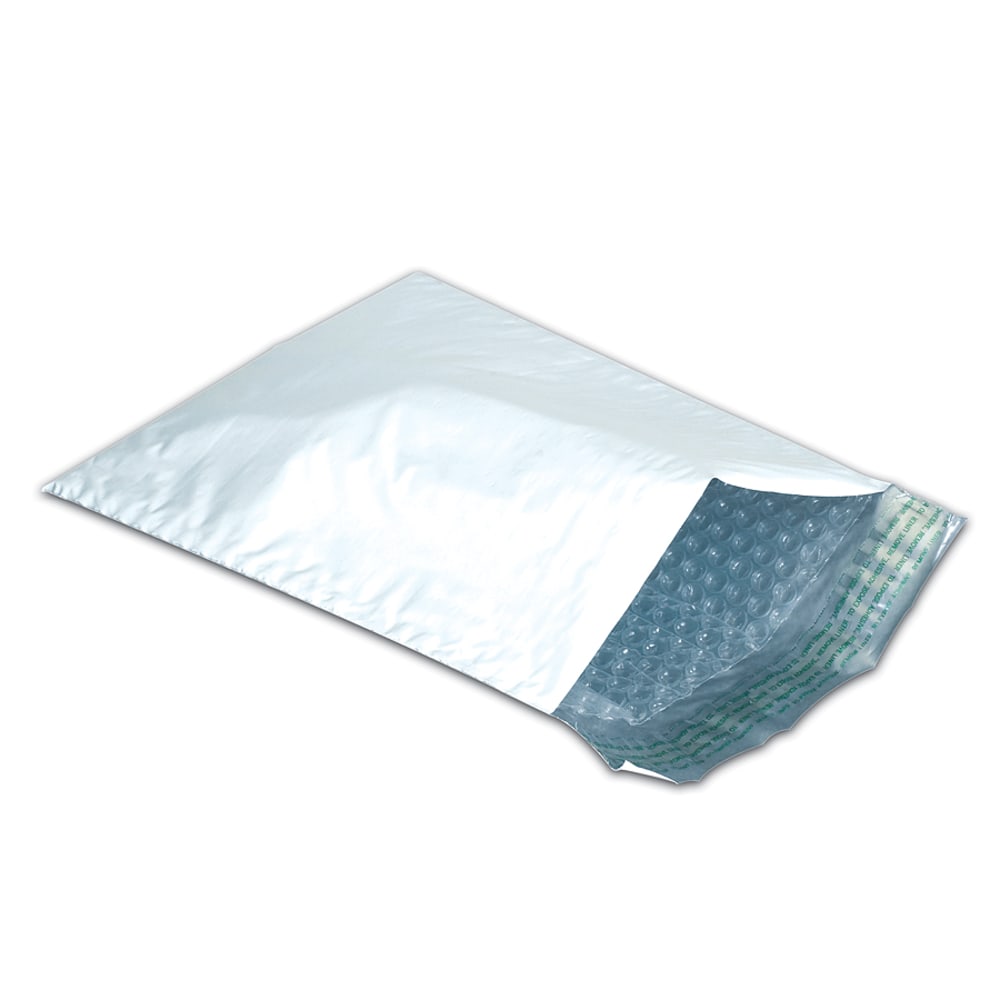 Partners Brand Bubble-Lined Poly Mailers, 12 1/2in x 19in, White, Box Of 25 MPN:B83925PK