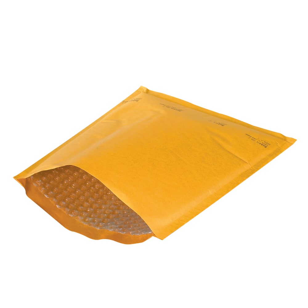 Partners Brand Kraft Heat-Seal Bubble Mailers, #000, 4in x 8in, Pack Of 25 MPN:B85125PK