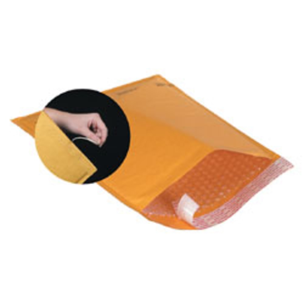 Partners Brand Kraft EZ Open Tear-Tab Bubble Mailers, #000, 4in x 8in, Pack Of 250 MPN:B851SSRTT